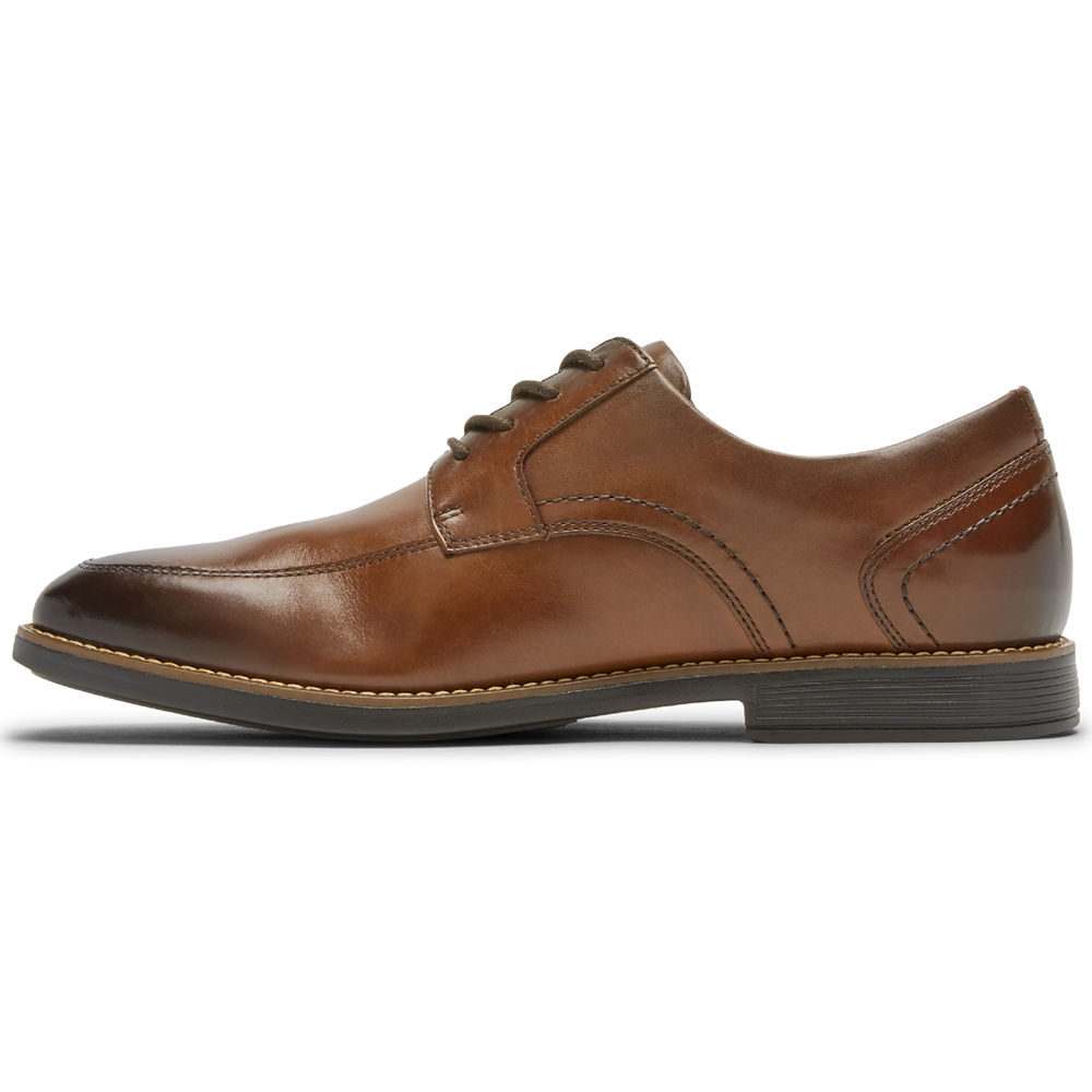 Rockport Mens Wighton Apron Toe - Oxfords Brown - OMS652834